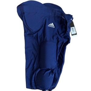 Adidas Adult 2XL Football Pants With Integrated Pads Blue NWT
